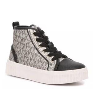 Kids Michael Kors Skate Tinsel High-Top Sneakers - size 1